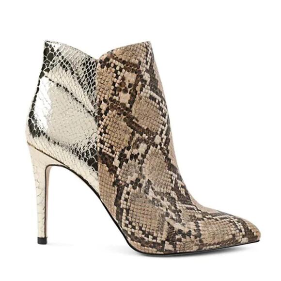 NWT BCBGeneration Haffi Snakeskin Embossed High Stiletto Heel Ankle Bootie - Picture 3 of 9